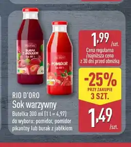 ALDI Sok warzywny pomidor Rio D'Oro oferta