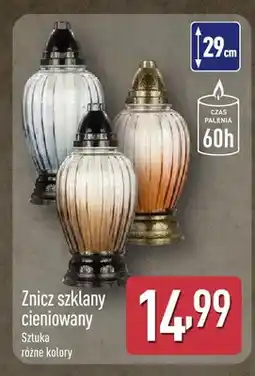 ALDI Znicz szklany cieniowany oferta