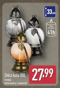ALDI Znicz kula Xxl oferta