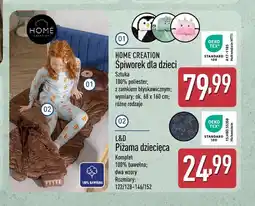 ALDI Śpiworek dla dzieci Home Creation oferta