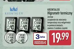 ALDI Higrometr termiczny Krontaler oferta
