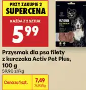 Biedronka Przysmak dla psa filety z kurczaka Activ Pet Plus oferta