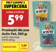 Biedronka Przekąski dla psa Activ Pet oferta