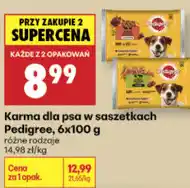 Biedronka Karma dla psa w saszetkach Pedigree oferta