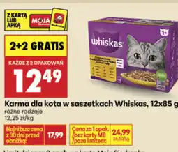 Biedronka Karma dla kota w saszetkach Whiskas oferta
