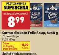 Biedronka Karma dla kota Felix Soup oferta