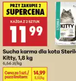 Biedronka Sucha karma dla kota Sterile Kitty oferta