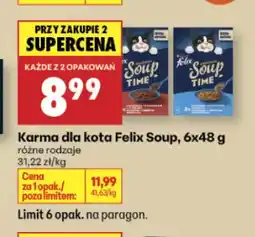 Biedronka Karma dla kota Felix Soup 6-pak oferta