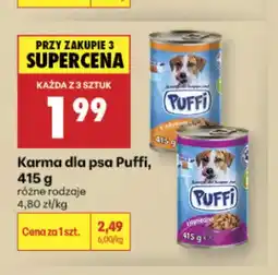 Biedronka Karma dla psa Puffi z jagnięciną oferta