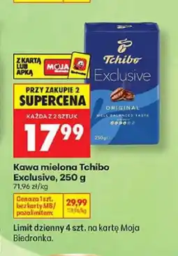 Biedronka Kawa mielona Tchibo Exclusive Original oferta