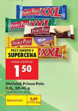 Biedronka Wafelek Prince Polo XXL Mleczne oferta