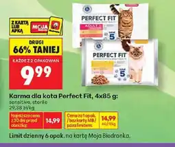 Biedronka Karma dla kota Perfect Fit Sensitive 4-pak oferta