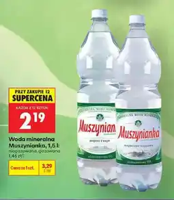 Biedronka Woda mineralna niegazowana Muszynianka oferta