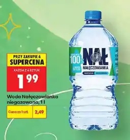 Biedronka Woda mineralna niegazowana Nałęczowianka oferta