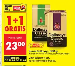 Biedronka Kawa mielona Dallmayr Classic Intense oferta