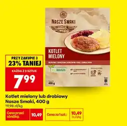 Biedronka Kotlet mielony Nasze Smaki oferta