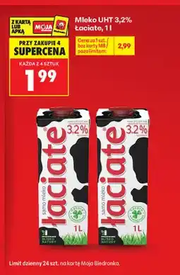 Biedronka Mleko UHT Łaciate 3,2% oferta