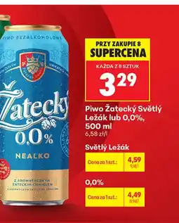 Biedronka Piwo Žatecký Světlý Ležák oferta