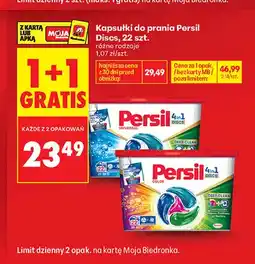 Biedronka Kapsułki do prania Persil Discs oferta