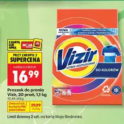 Biedronka Proszek do prania do kolorów Vizir oferta