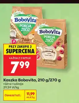 Biedronka Kaszka BoboVita Porcja Zbóż 7 zbóż zbożowo-jaglana oferta