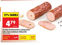 Biedronka Sucha krakowska z pieprzem Olewnik oferta