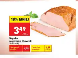 Biedronka Szynka wędzarza Olewnik oferta