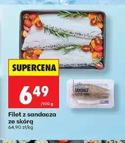 Biedronka Filet z sandacza ze skórą Marinero oferta