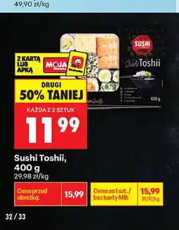 Biedronka Sushi Toshii Sushi 4 You oferta