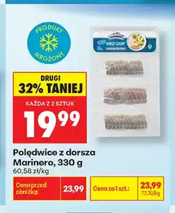 Biedronka Polędwice z dorsza Marinero oferta