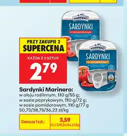 Biedronka Sardynki Marinero w sosie paprykowym oferta