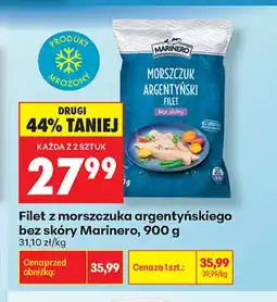 Biedronka Filet z morszczuka argentyńskiego bez skóry Marinero oferta