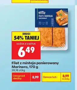 Biedronka Filet z mintaja panierowany Marinero oferta