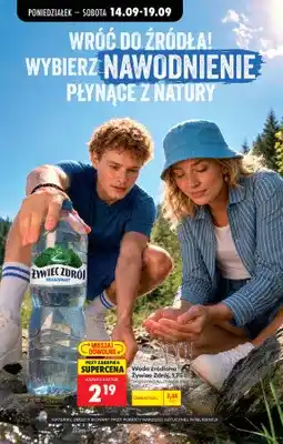 Biedronka Woda źródlana niegazowana Żywiec Zdrój oferta