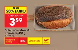 Biedronka Chleb nowodworski z makiem oferta