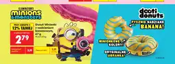 Biedronka Donut Minionki z nadzieniem bananowym Dooti Donuts oferta