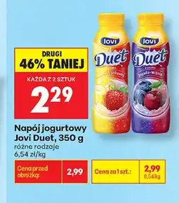 Biedronka Napój jogurtowy Jovi Duet oferta