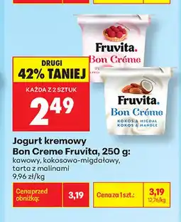 Biedronka Jogurt kremowy Bon Creme Fruvita kawowy oferta