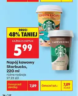 Biedronka Napój kawowy Starbucks oferta