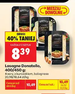 Biedronka Lasagne z kurczakiem Donatello oferta