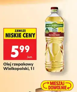 Biedronka Olej rzepakowy Wielkopolski oferta