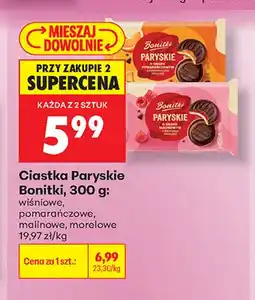 Biedronka Ciastka Paryskie pomarańczowe Bonitki oferta