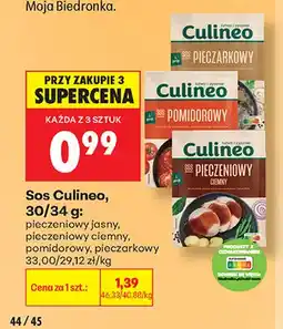 Biedronka Sos Culineo pieczarkowy oferta