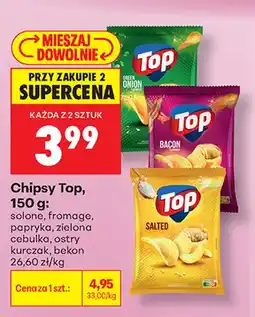 Biedronka Chipsy Top solone oferta