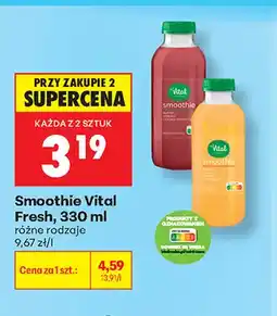 Biedronka Smoothie Vital Fresh mango jabłko banan marakuja oferta