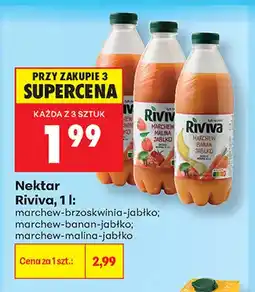 Biedronka Nektar Riviva marchew-banan-jabłko oferta