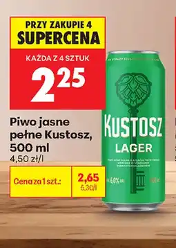 Biedronka Piwo Kustosz oferta