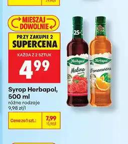 Biedronka Syrop Herbapol malina oferta