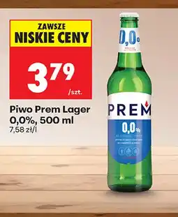 Biedronka Piwo bezalkoholowe Prem Lager oferta