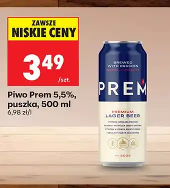 Biedronka Piwo Prem 5,5% oferta